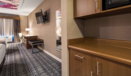 Standard Room, 2 Queen Beds, Non Smoking, Refrigerator & Microwave