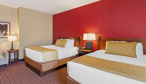 Standard Room, 2 Queen Beds, Accessible, Refrigerator & Microwave (Pet Friendly)