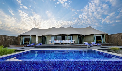 Premium Three Bedroom Tent Partial Sea View