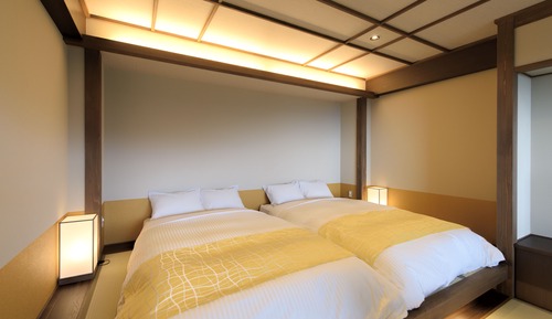 Deluxe Twin Room (with Private Open-air Bath, Yamabuki)