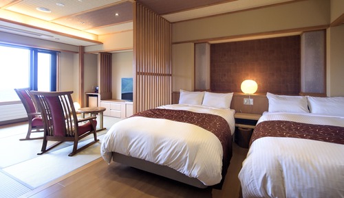 Deluxe Twin Room (with Private Open-air Bath, Akane)