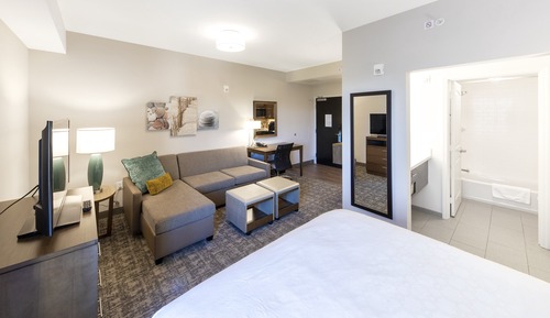 Studio Suite, 1 Queen Bed, Kitchen
