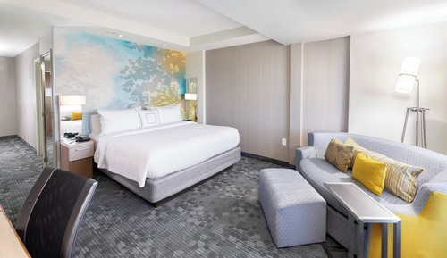 Room, 1 King Bed with Sofa bed (Mobility/Hearing Access, Roll-in Shwr)