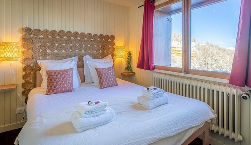 Chambre single vue Mont-blanc