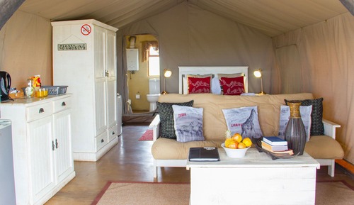 Luxury Tent, 1 Double Bed with Sofa bed