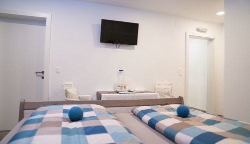 Luxury Quadruple Room, Multiple Beds (Turkis / Grey Nr 12)