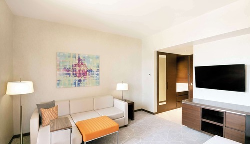 Twin Room with Sofa Bed  Free Breakfast, Complimentary Transfer to Gold Souk