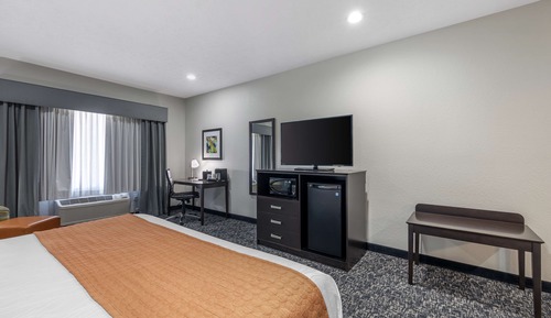 Standard Room, 1 King Bed, Accessible, Refrigerator & Microwave