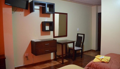 Double Room, Multiple Beds, City View