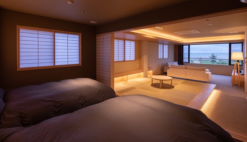 Japanese Western Style Suite, Sea View