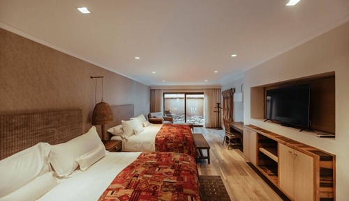 Quadruple Room, 2 Queen Beds, Non Smoking, Mountain View