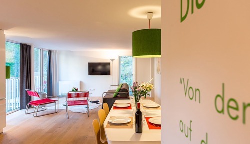 Apartment 2 bedrooms, Forest view and balcony (01 Chambaver)