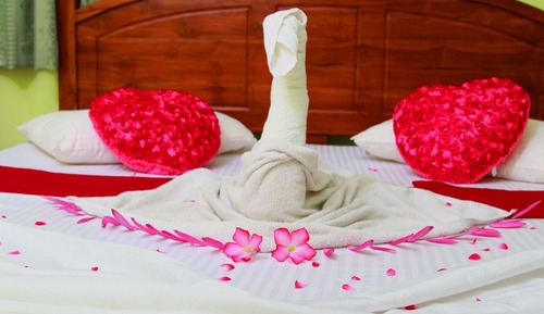 Deluxe Double Room, 2 Twin Beds, Mountain View