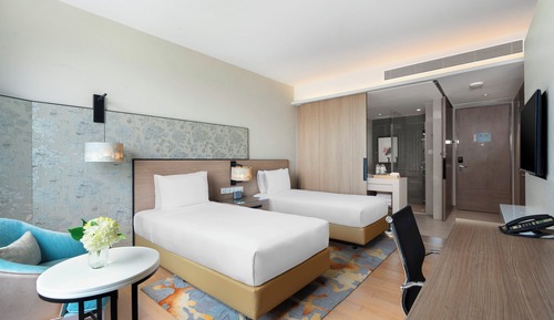 Standard Room, 2 Twin Beds (High Floor)