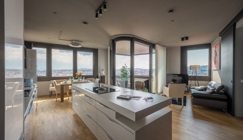 Black View, Rooftop Apartment