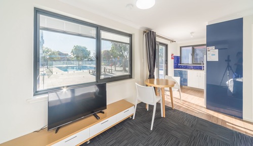 Poolside Studio Apartment