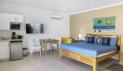 Family Room, 1 King Bed with Sofa bed, Refrigerator & Microwave, Poolside