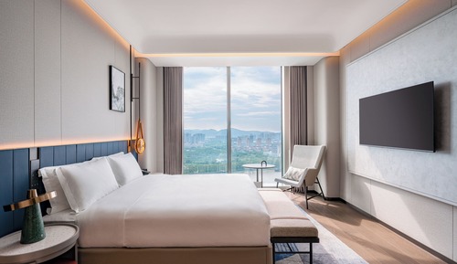 Executive Suite, 1 King Bed, Club Lounge Access, City View