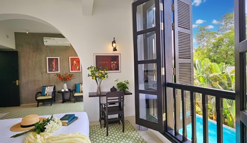 Elite Double Room, Balcony, Courtyard View