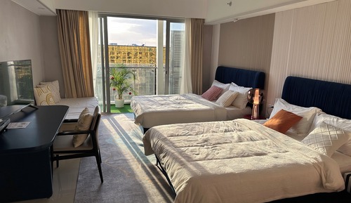 Deluxe Double Room, Balcony, City View