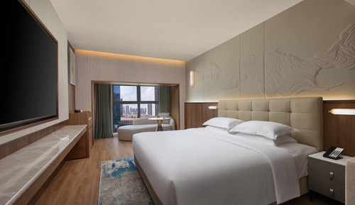 Business Room, 1 King Bed, Non Smoking, City View