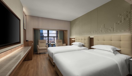 Executive Room, 2 Twin Beds, Non Smoking, City View