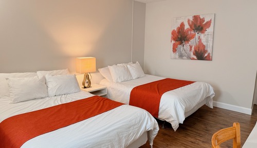 Standard Room, 2 Double Beds Front Section