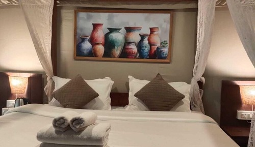 Comfort Double Room, Balcony, Garden View