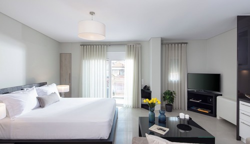 Standard Apartment, Balcony, City View
