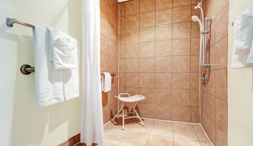 Single Room, 1 King Bed, Bathtub Grab Bars, Non Smoking