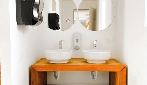 Economy Shared Dormitory, Garden View