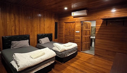 Wooden Villa Twin bed