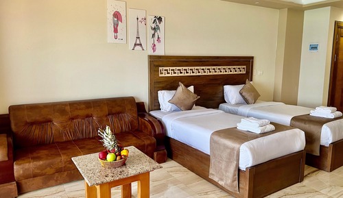 Basic Double Room Single Use, Sea View