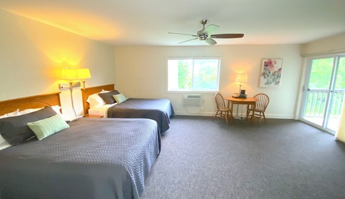 Standard Quadruple Room, 2 Queen Beds, Non Smoking, River View