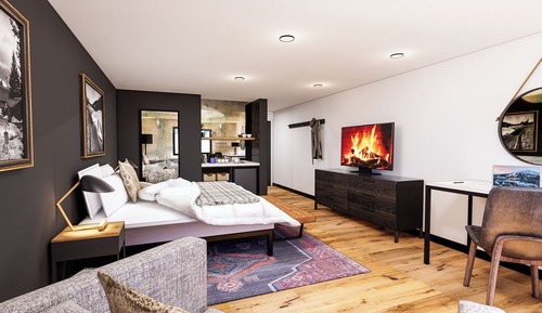 Premier Single Room, 1 King Bed with Sofa bed