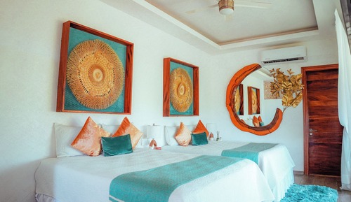 Superior Quadruple Room, 2 Queen Beds, Garden View