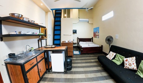 Comfort Apartment, 1 Queen Bed with Sofa bed, Kitchenette, City View