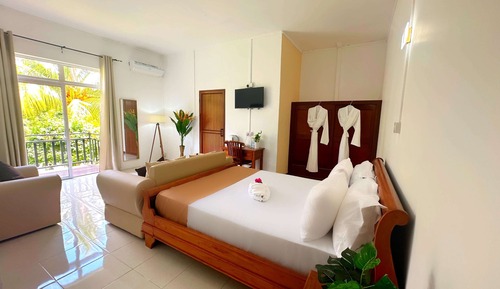 Junior Double Room, Balcony, Garden View