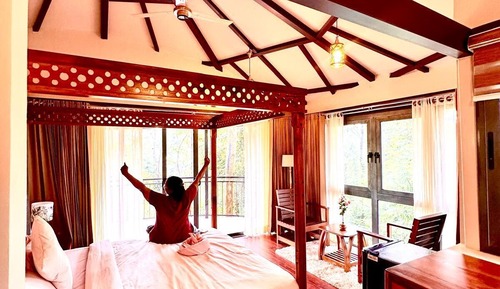 Honeymoon Suite, Balcony, Garden View