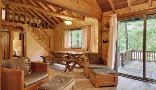 Cabin, Partial Lake View