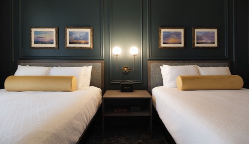 Double Room, 2 Queen Beds, Non Smoking, City View