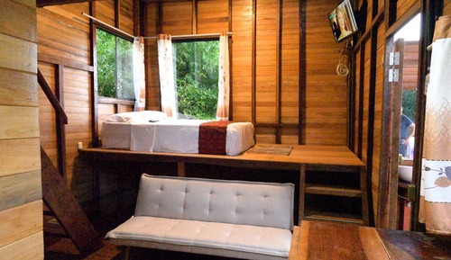 Bungalow, Balcony, Garden View