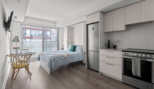 Comfort Studio Suite, 1 Double Bed, Kitchen, City View