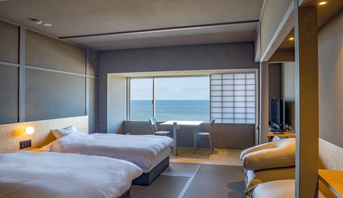 Basic Twin Room, 2 Bedrooms, Non Smoking, Sea View