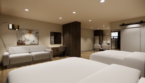 Junior Suite, Multiple Beds, Mobility Accessible, Kitchenette