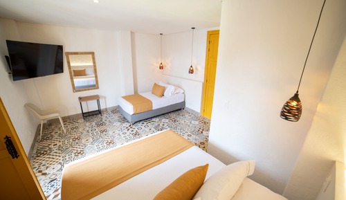 Comfort Quadruple Room, Balcony, City View