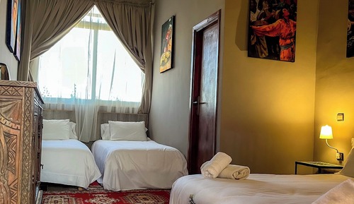 Comfort Quadruple Room, Garden View