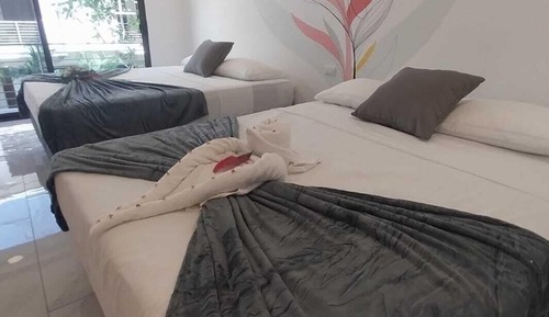 Superior Double Room, 2 Queen Beds, Balcony, Pool View