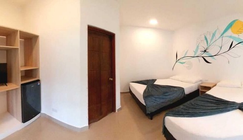 Standard Double Room, 2 Double Beds, Pool View