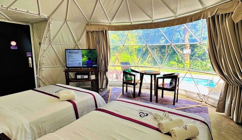 Comfort Villa, Multiple Beds, Patio, Garden View